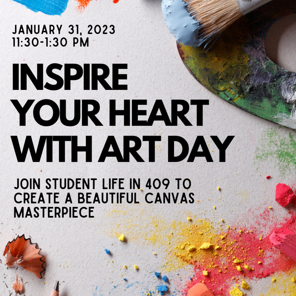 Inspire Your Heart with Art Day Lackawanna Student Union